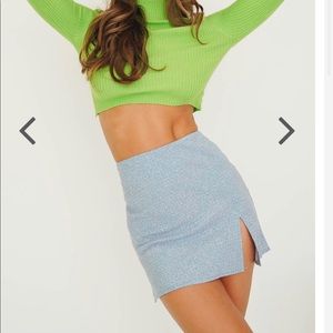 Verge Girl Fashion Changes Bias Cut Mini